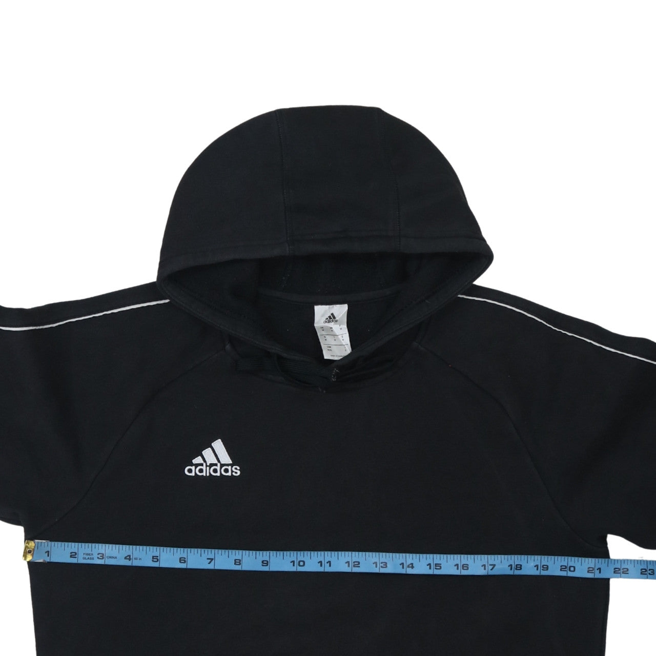 Mens UK Size M adidas Black Pullover Hoodie