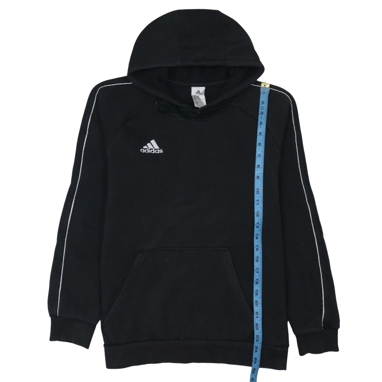 Mens UK Size M adidas Black Pullover Hoodie