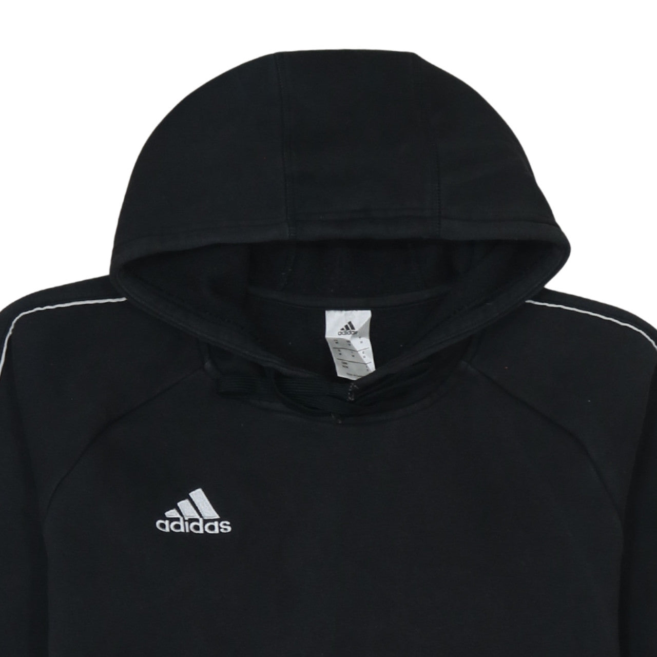 Mens UK Size M adidas Black Pullover Hoodie
