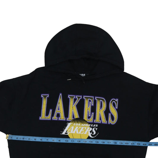 Womens UK Size XS NBA Black Pullover Hoodie