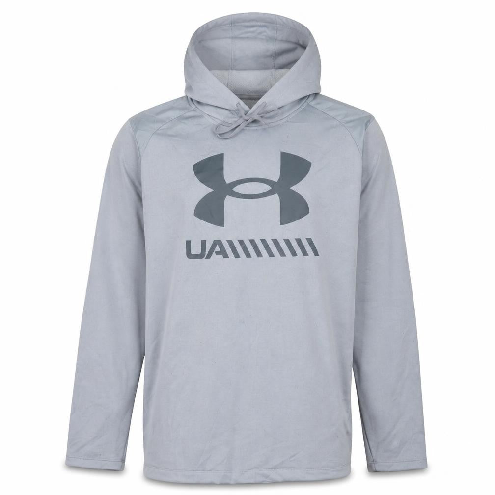 Mens UK Size XL Under armour Grey Pullover Hoodie