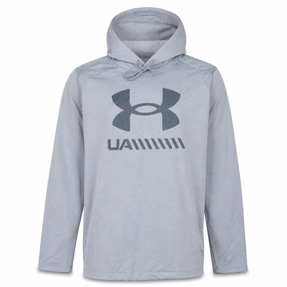 Mens UK Size XL Under armour Grey Pullover Hoodie