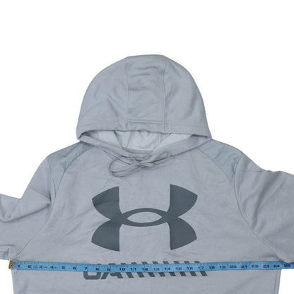 Mens UK Size XL Under armour Grey Pullover Hoodie