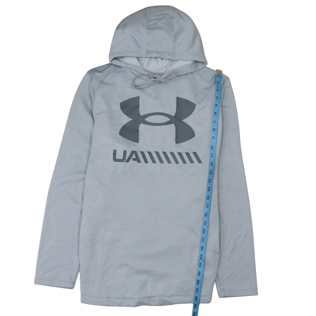 Mens UK Size XL Under armour Grey Pullover Hoodie