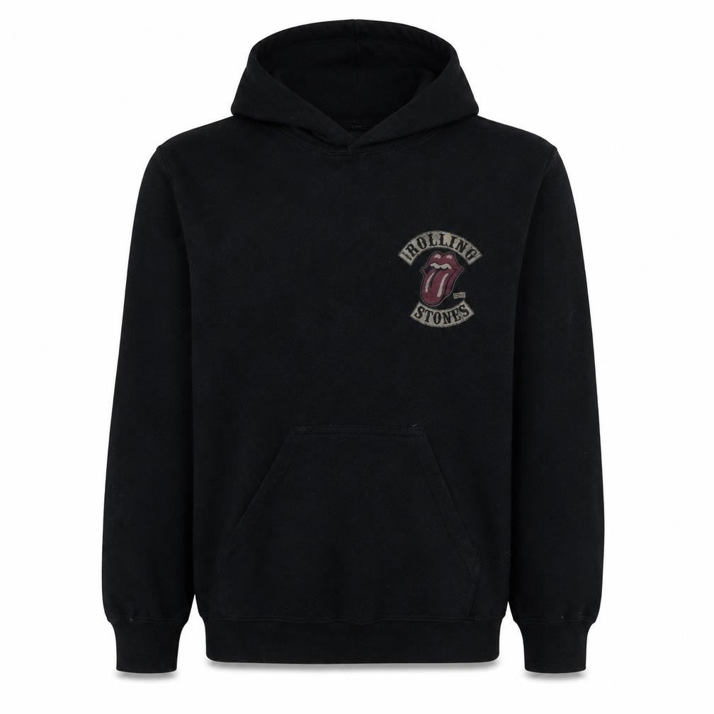 Mens UK Size S Gildan Black Pullover Hoodie