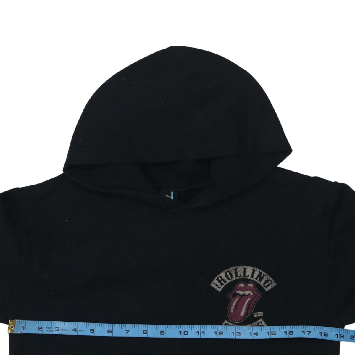 Mens UK Size S Gildan Black Pullover Hoodie