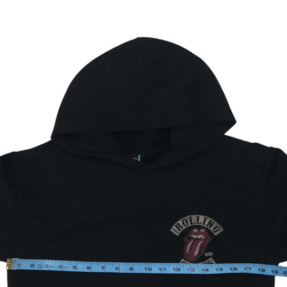Mens UK Size S Gildan Black Pullover Hoodie