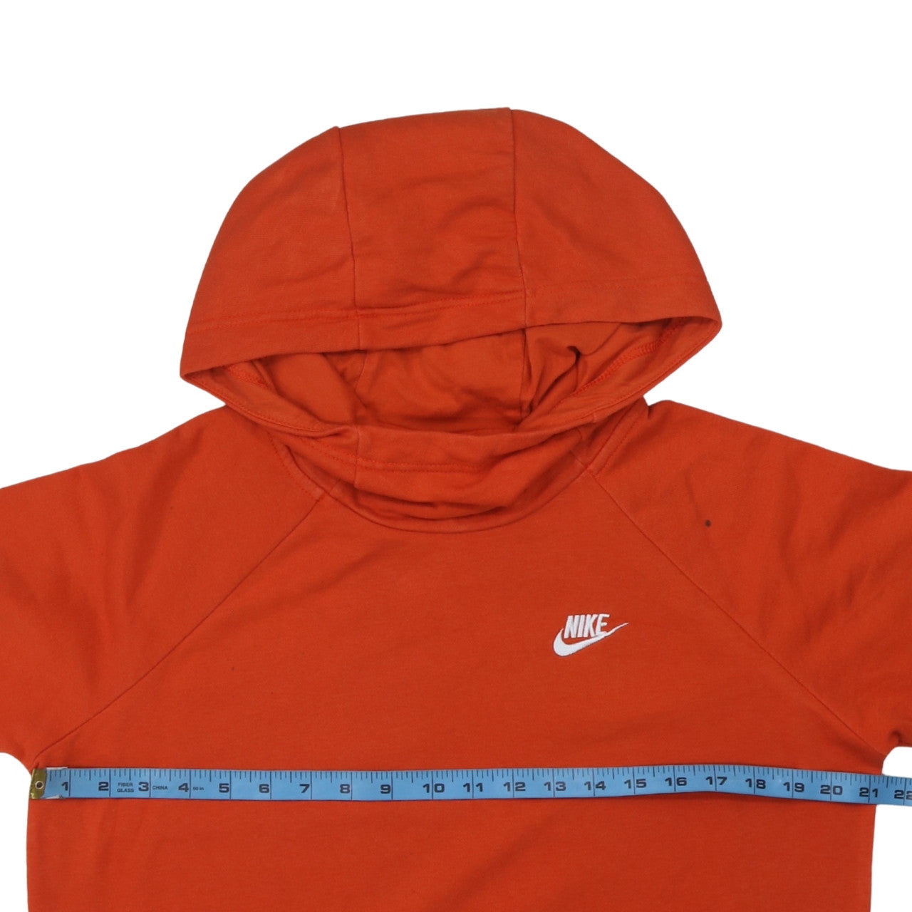 Mens UK Size M Nike Orange Pullover Hoodie