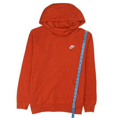 Mens UK Size M Nike Orange Pullover Hoodie