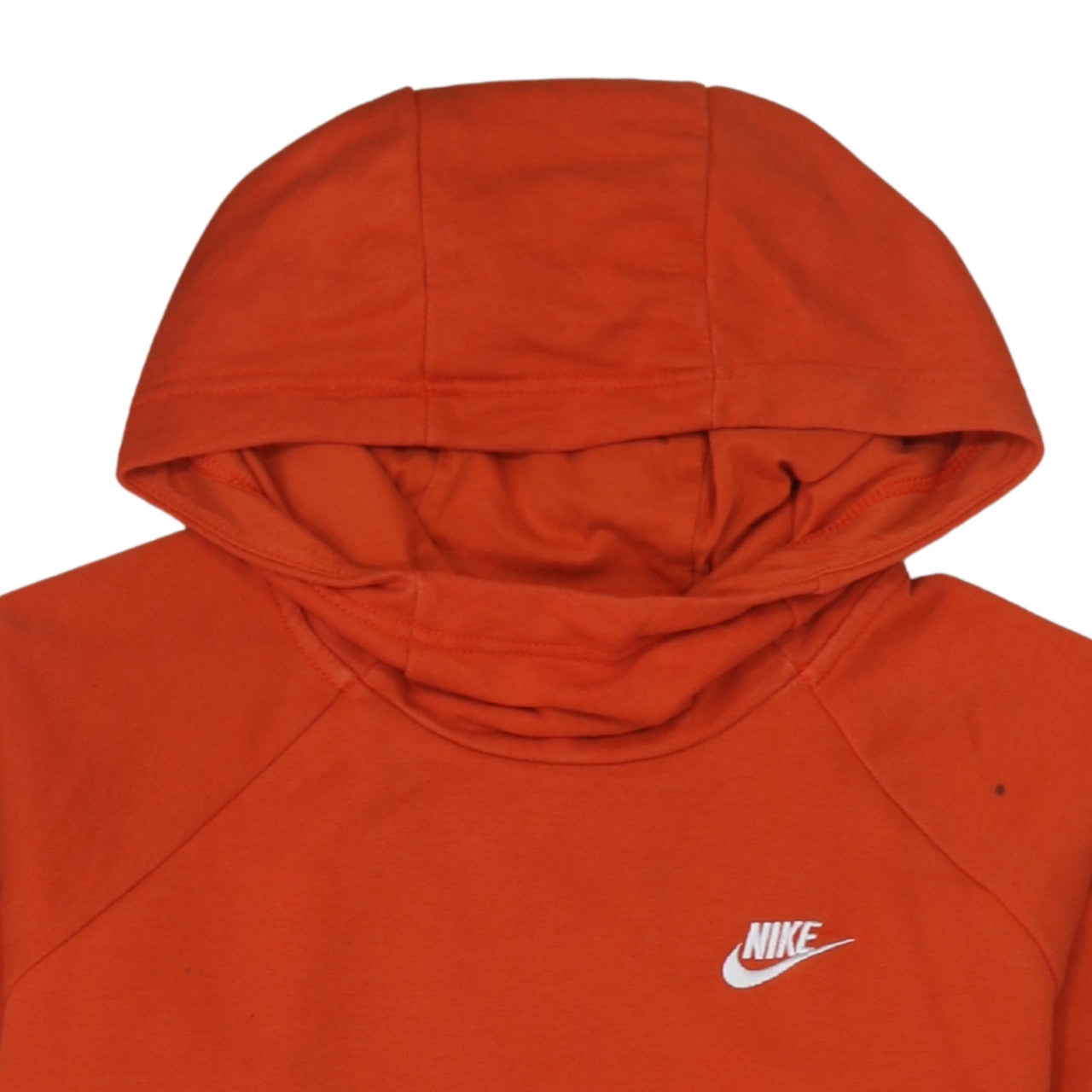 Mens UK Size M Nike Orange Pullover Hoodie