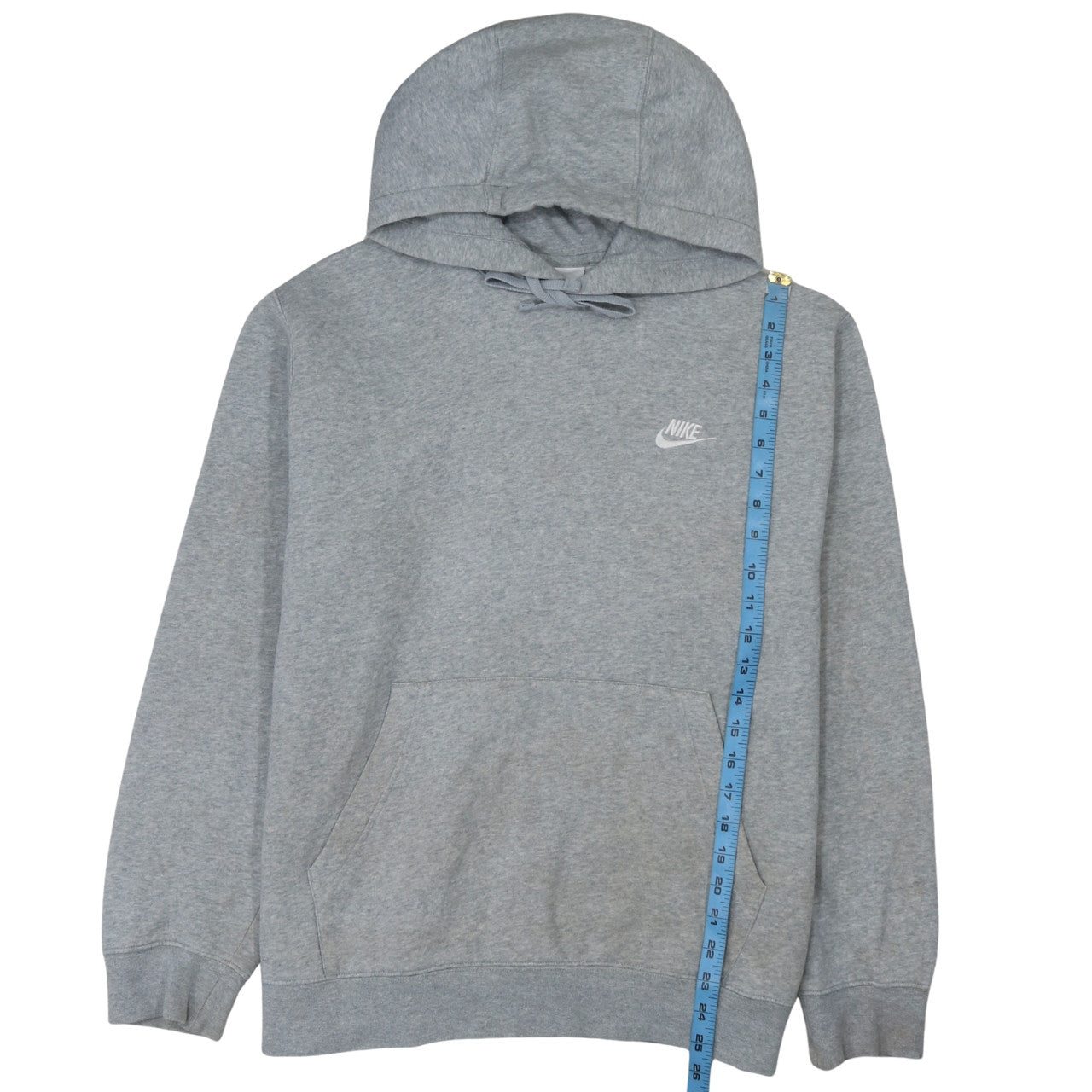 Mens UK Size L Nike Grey Pullover Hoodie