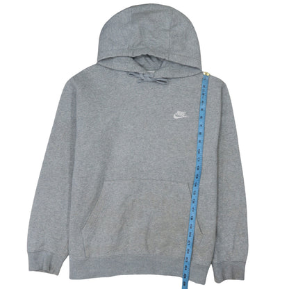 Mens UK Size L Nike Grey Pullover Hoodie
