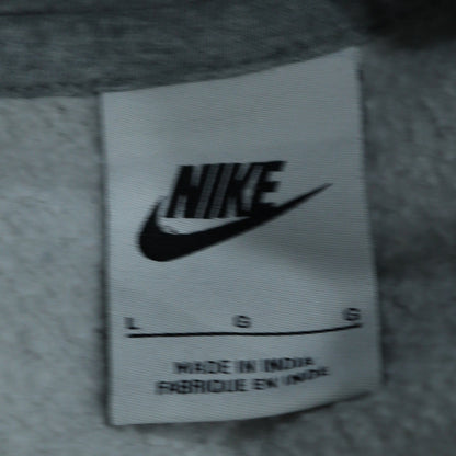 Mens UK Size L Nike Grey Pullover Hoodie