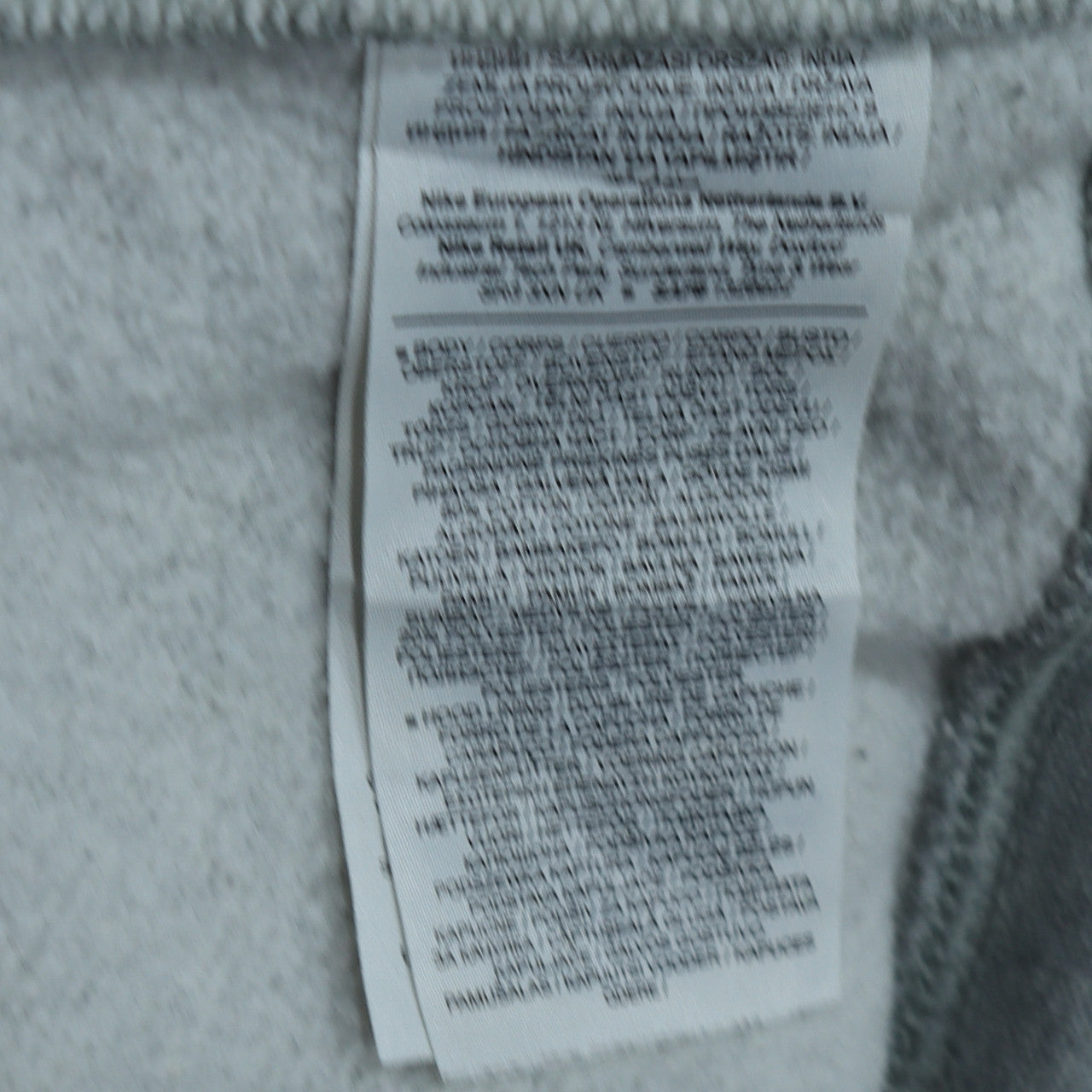 Mens UK Size L Nike Grey Pullover Hoodie