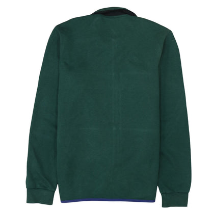 Adidas Men's Green & Black Track Jacket Size M Full Zip Athletic