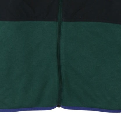 Adidas Men's Green & Black Track Jacket Size M Full Zip Athletic
