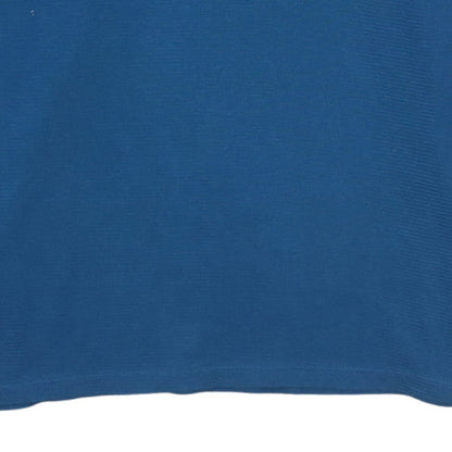 Mens UK Size XL Calvin Klein Blue Henley Sweatshirt