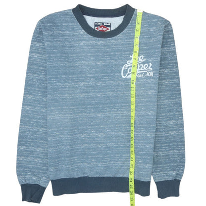 Mens UK Size L Lee Cooper Blue Pullover Sweatshirt