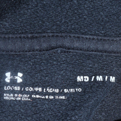 Mens UK Size M Under armour Blue Pullover Hoodie
