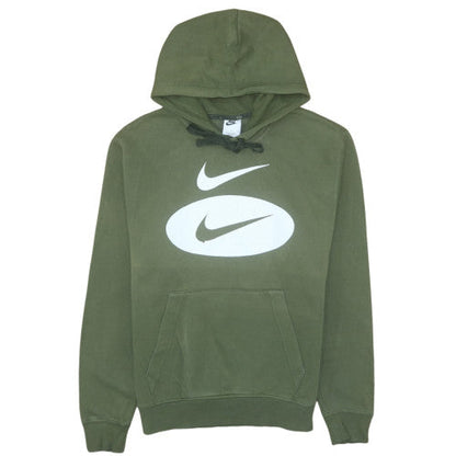 Mens UK Size S Nike Green Pullover Hoodie