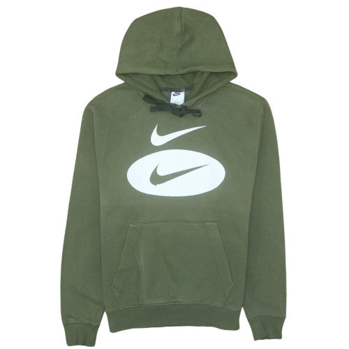 Mens UK Size S Nike Green Pullover Hoodie