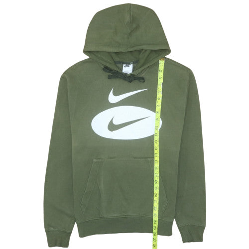 Mens UK Size S Nike Green Pullover Hoodie