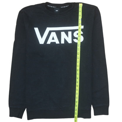 Mens UK Size M VANS Black Pullover Sweatshirt