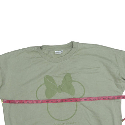 Womens UK Size 2XL Disney Green Pullover Sweatshirt