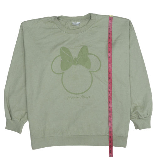 Womens UK Size 2XL Disney Green Pullover Sweatshirt