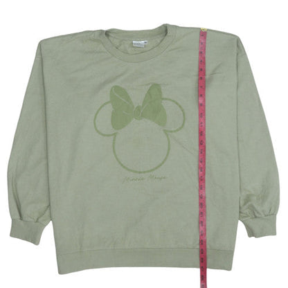 Womens UK Size 2XL Disney Green Pullover Sweatshirt