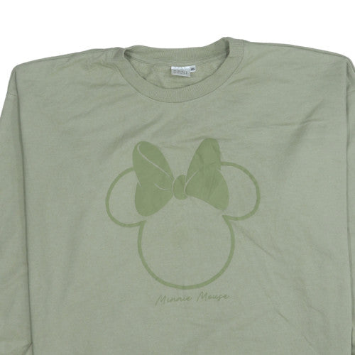 Womens UK Size 2XL Disney Green Pullover Sweatshirt