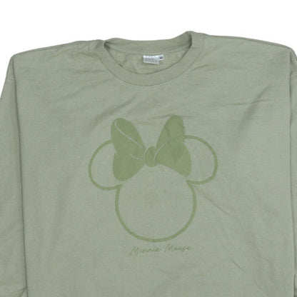 Womens UK Size 2XL Disney Green Pullover Sweatshirt
