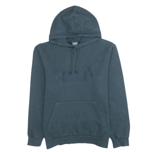 Mens UK Size S PUMA Blue Pullover Hoodie