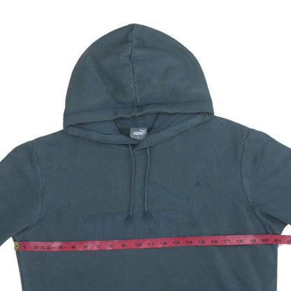 Mens UK Size S PUMA Blue Pullover Hoodie