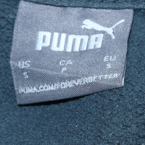 Mens UK Size S PUMA Blue Pullover Hoodie