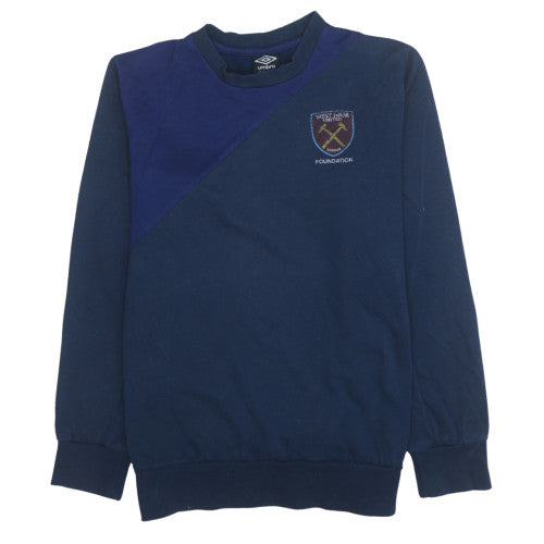 Mens UK Size XL Umbro Blue Pullover Sweatshirt