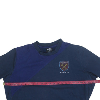 Mens UK Size XL Umbro Blue Pullover Sweatshirt
