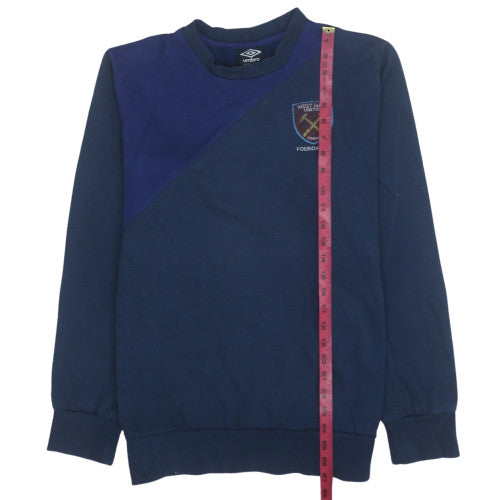 Mens UK Size XL Umbro Blue Pullover Sweatshirt