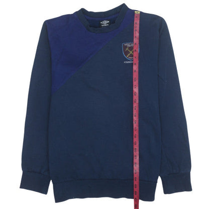 Mens UK Size XL Umbro Blue Pullover Sweatshirt