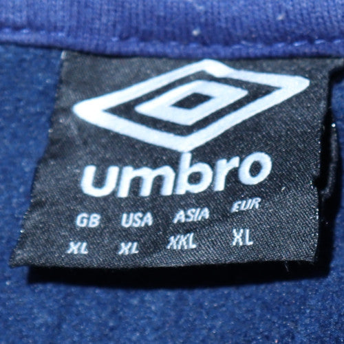 Mens UK Size XL Umbro Blue Pullover Sweatshirt