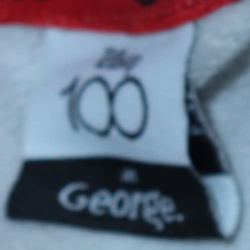 Womens UK Size XL George White Pullover Hoodie