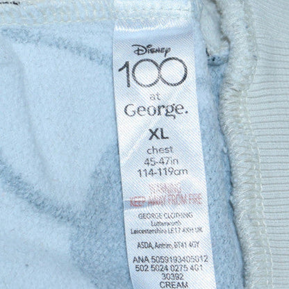 Womens UK Size XL George White Pullover Hoodie