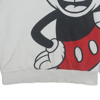 Womens UK Size XL George White Pullover Hoodie