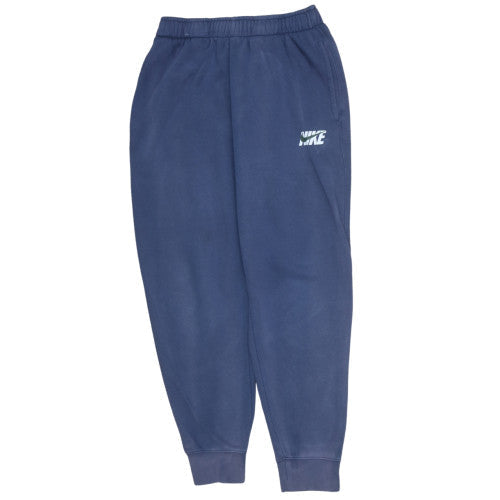 Mens UK Size S Nike Regular Fit Sweatpants Blue Trousers