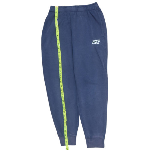 Mens UK Size S Nike Regular Fit Sweatpants Blue Trousers
