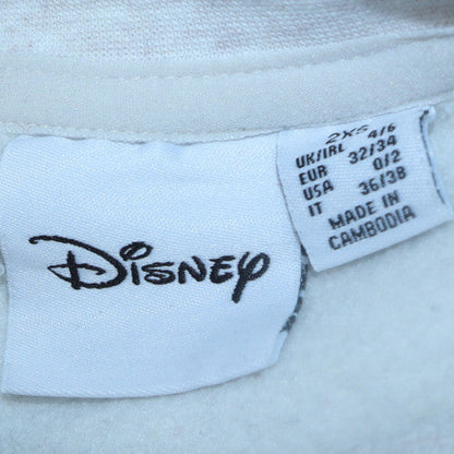 Womens UK Size 2XS Disney Grey Pullover Sweatshirt