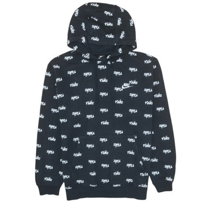 Womens UK Size M Nike Black Pullover Hoodie