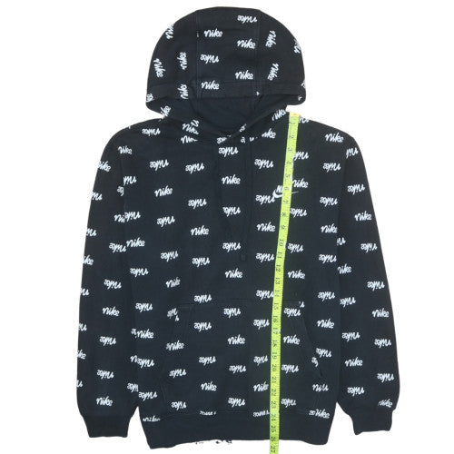 Womens UK Size M Nike Black Pullover Hoodie