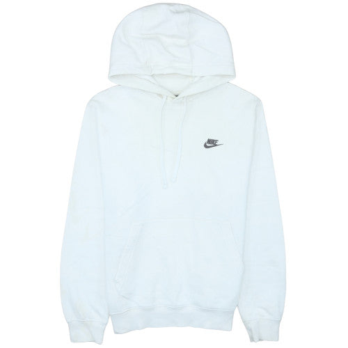 Mens UK Size S Nike White Pullover Hoodie