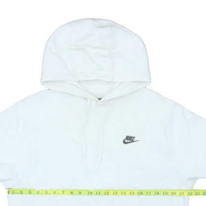 Mens UK Size S Nike White Pullover Hoodie